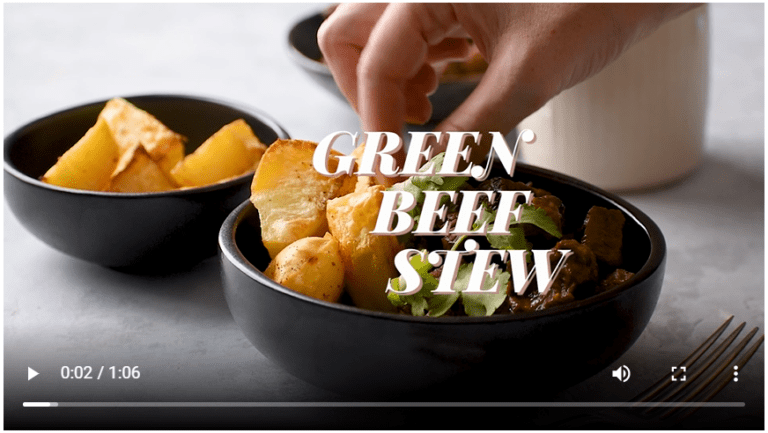 Green Beef Stew