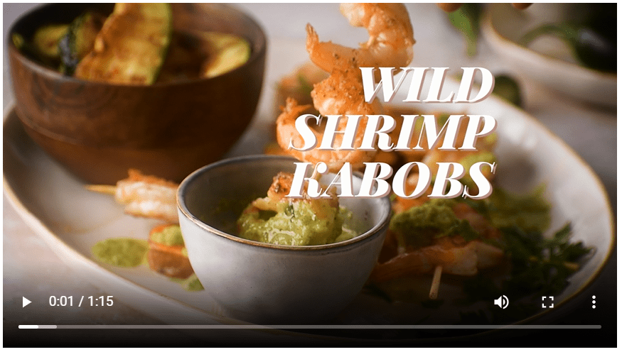 Wild Shrimp Kabobs