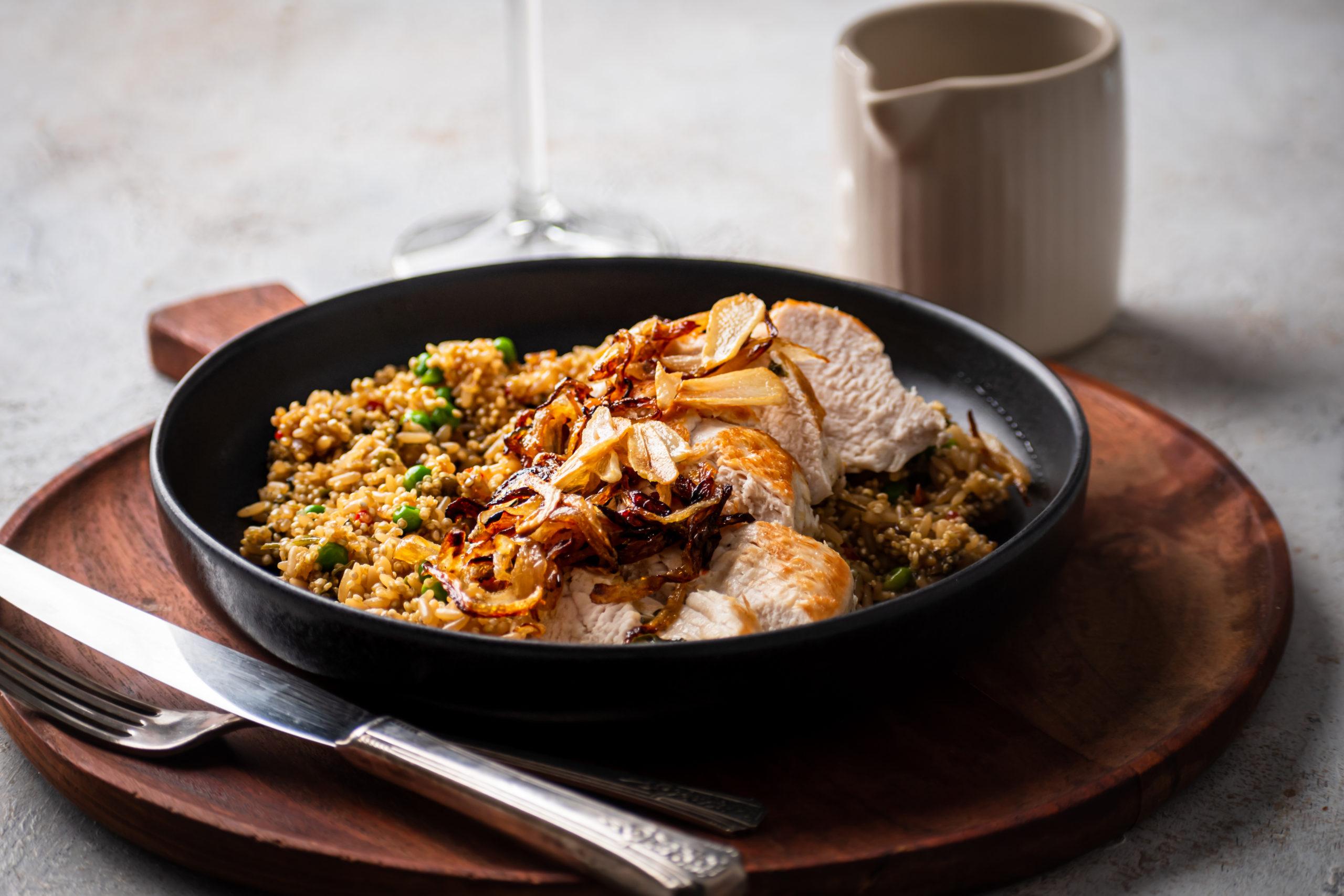 Green Quinoa with Chicken