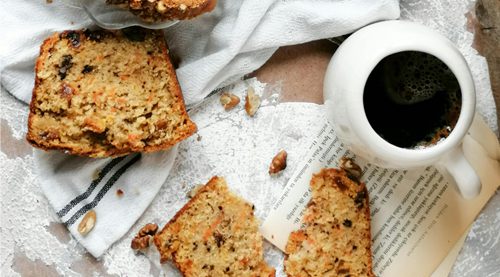 gluten free carrot coffee cake